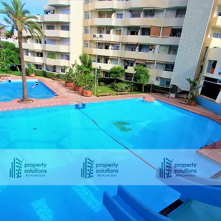 1010 Benalbeach - Apartamento Con Vista Al Mar - Piscina Todo El Ano - Primera Linea De Playa