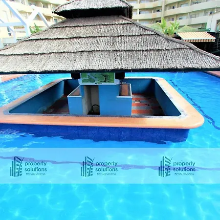 1010 Benalbeach - Apartamento Con Vista Al Mar - Piscina Todo El Ano - Primera Linea De Playa アパート ベナルマデナ